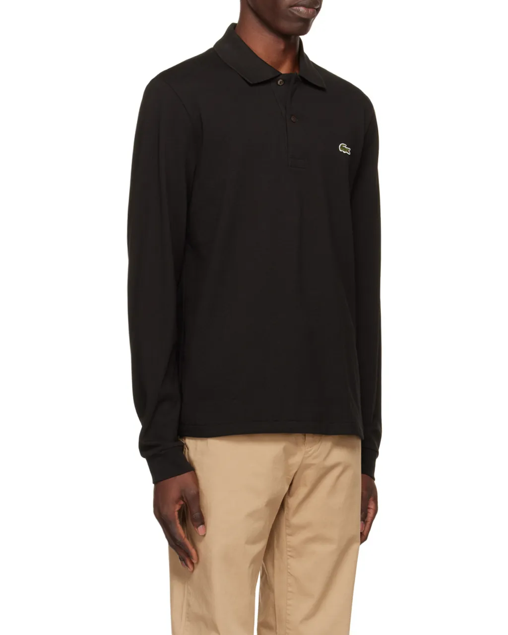 Logo Long-Sleeved Polo Shirt
