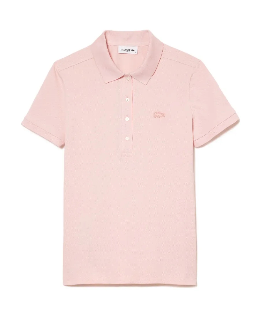 L.12.D Slim Fit Stretch Mini Piqué Polo Shirt