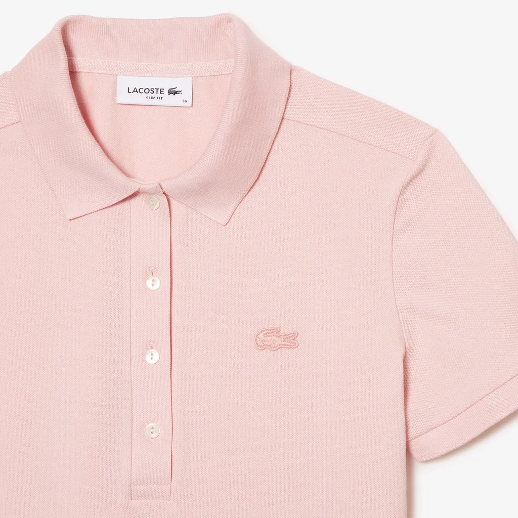 L.12.D Slim Fit Stretch Mini Piqué Polo Shirt