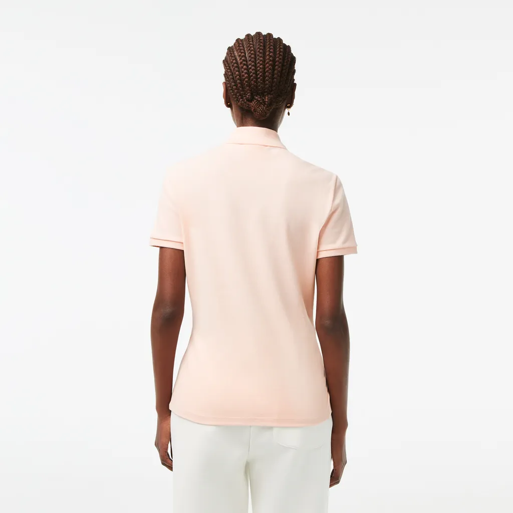 L.12.D Slim Fit Stretch Mini Piqué Polo Shirt