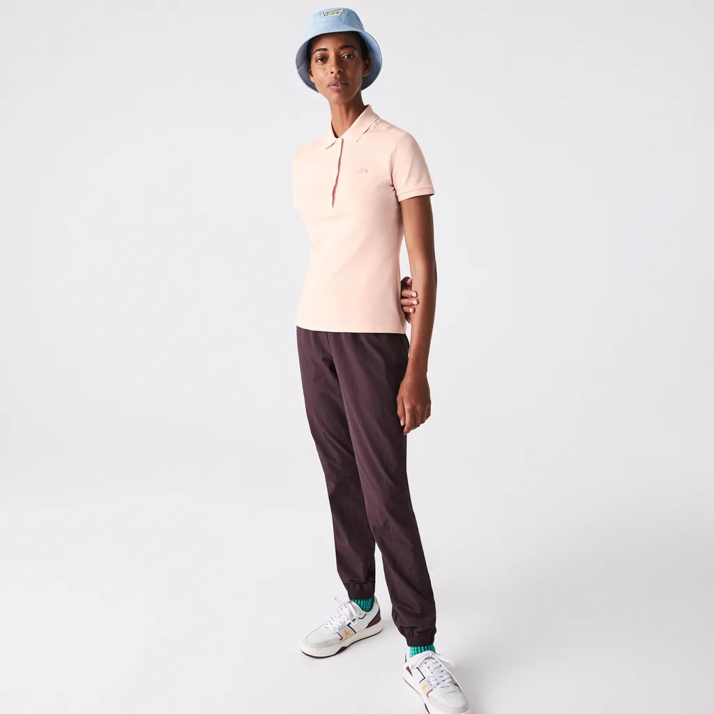 L.12.D Slim Fit Stretch Mini Piqué Polo Shirt