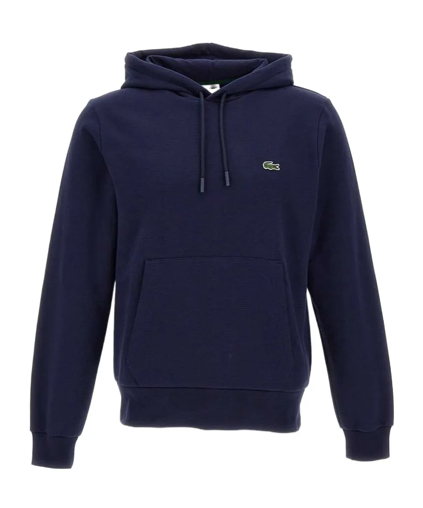 Logo Embroidered Drawstring Hoodie