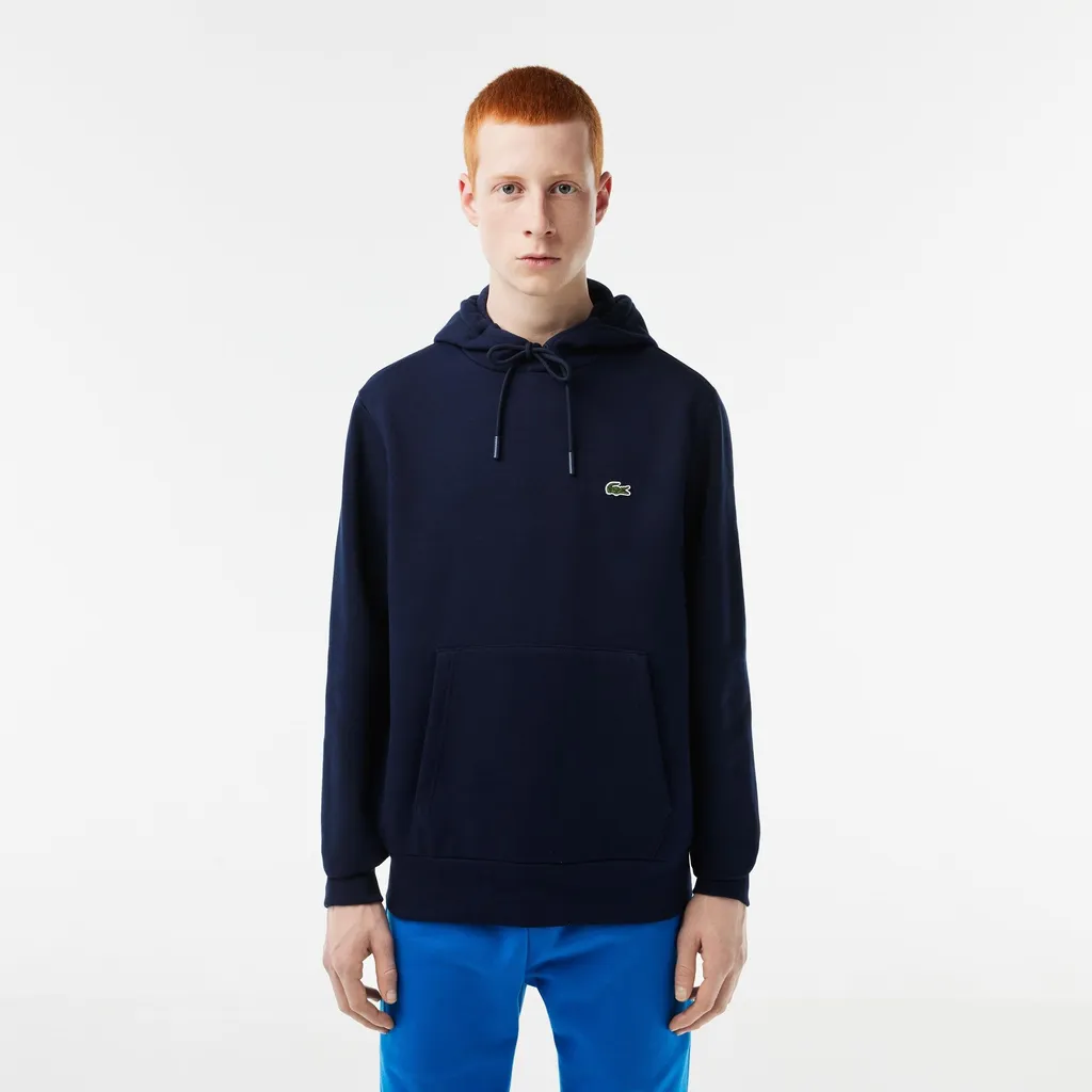 Logo Embroidered Drawstring Hoodie