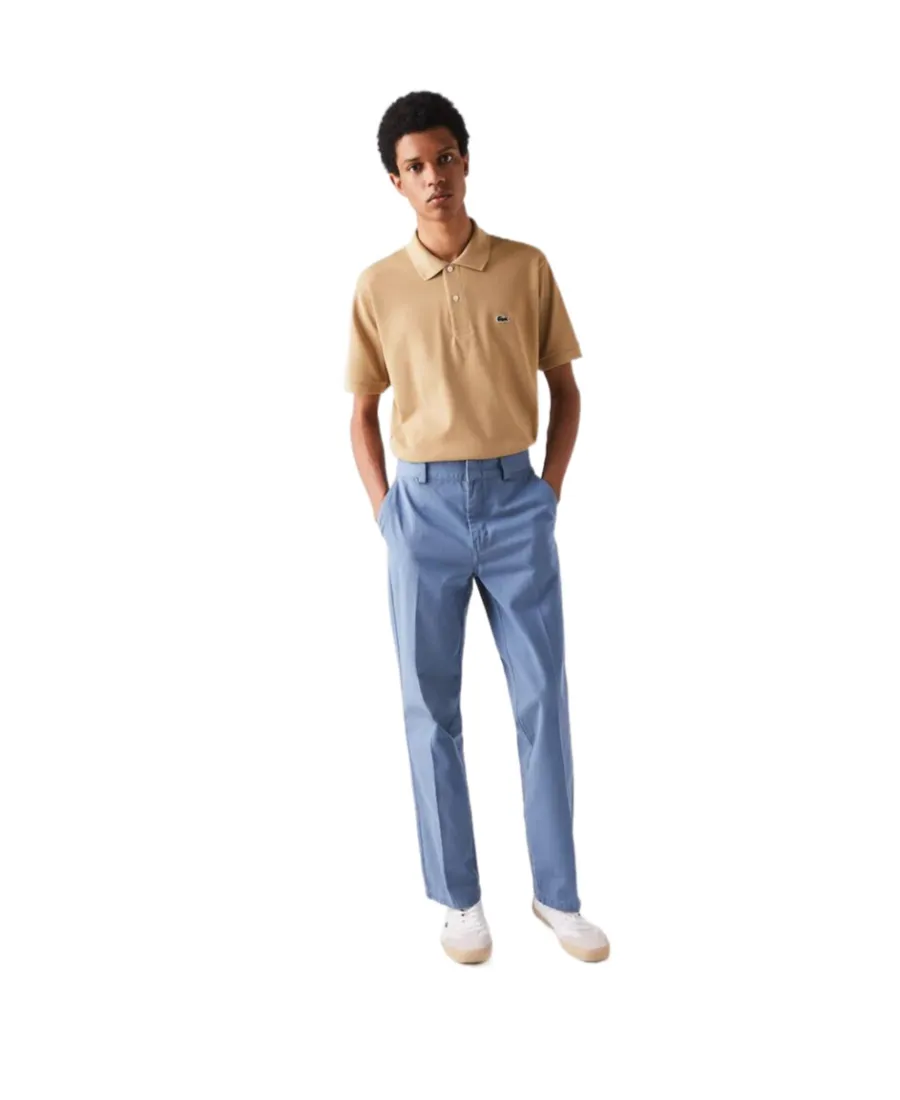 Polo Shirt With Logo Rib Collar
