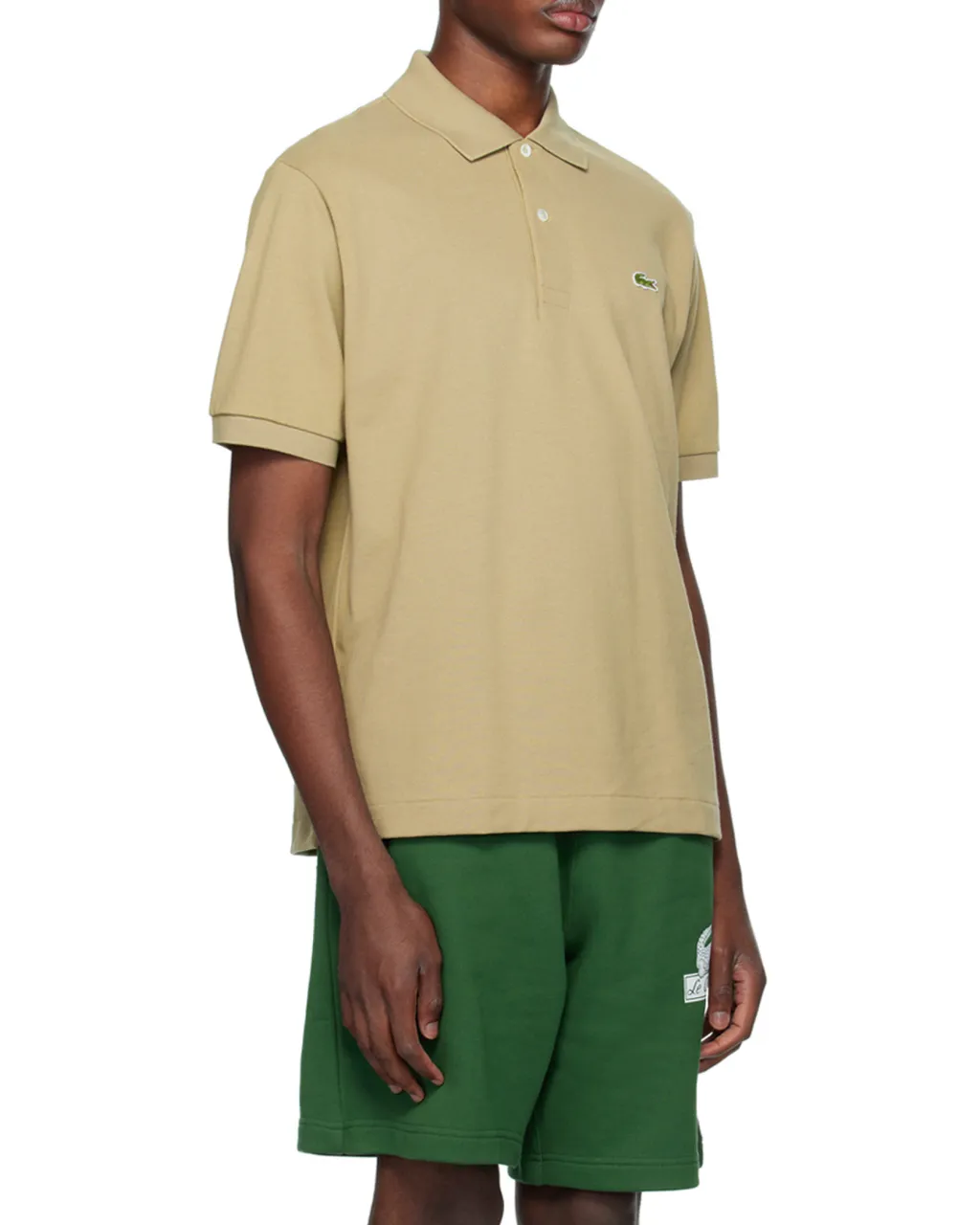 Polo Shirt With Logo Rib Collar