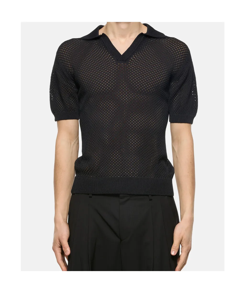 Knitted Polo Shirt