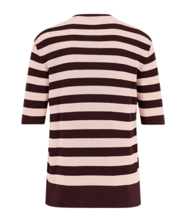 Striped V-Neck Sweater