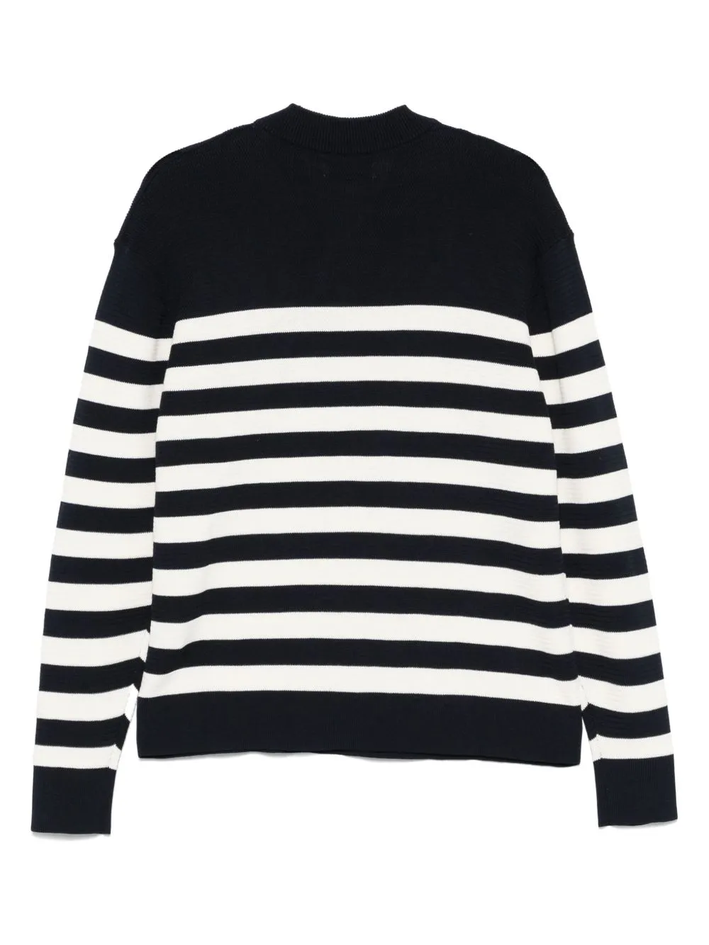 Button Detail Striped Sweater