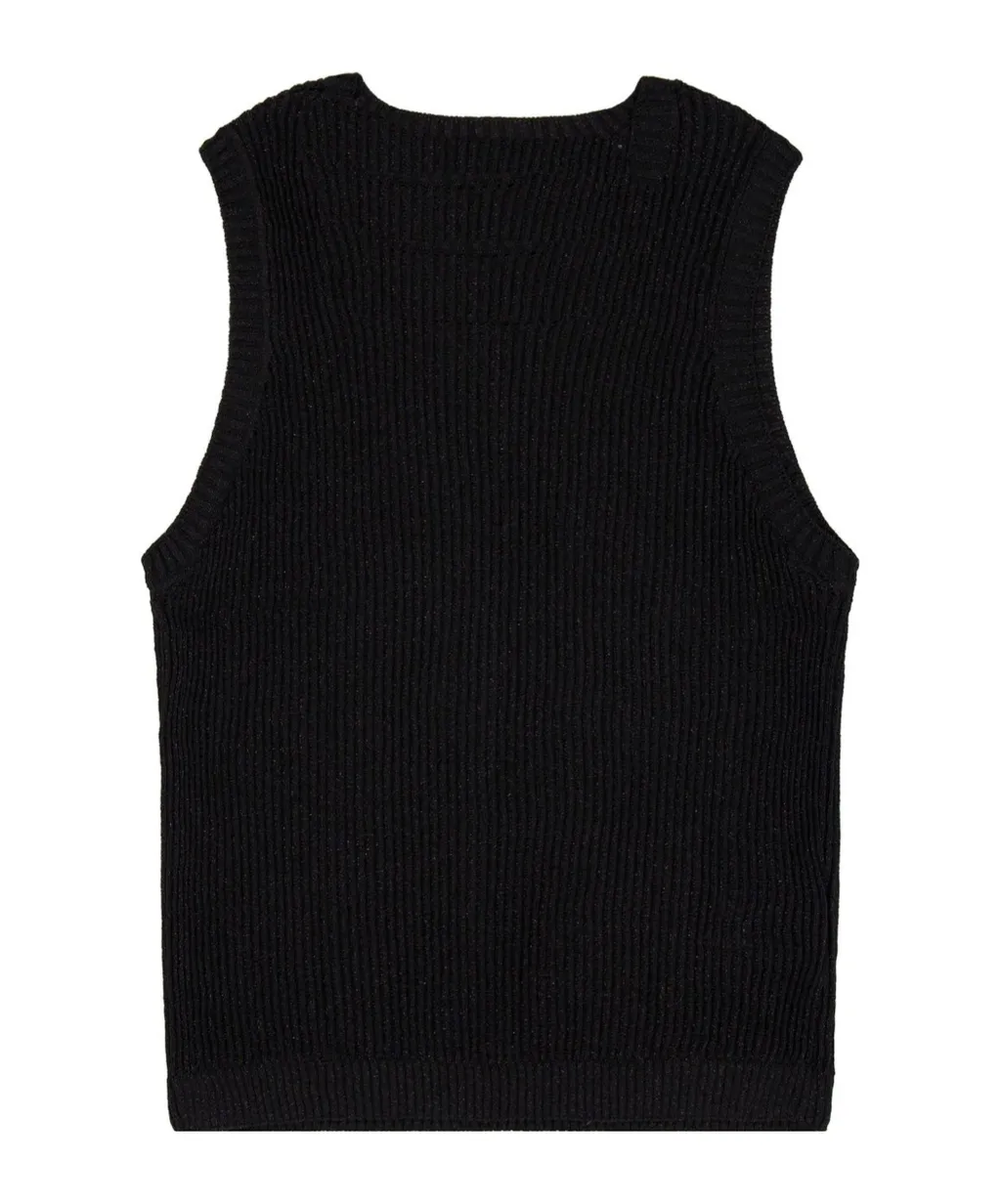 Ribbed Crewneck Top