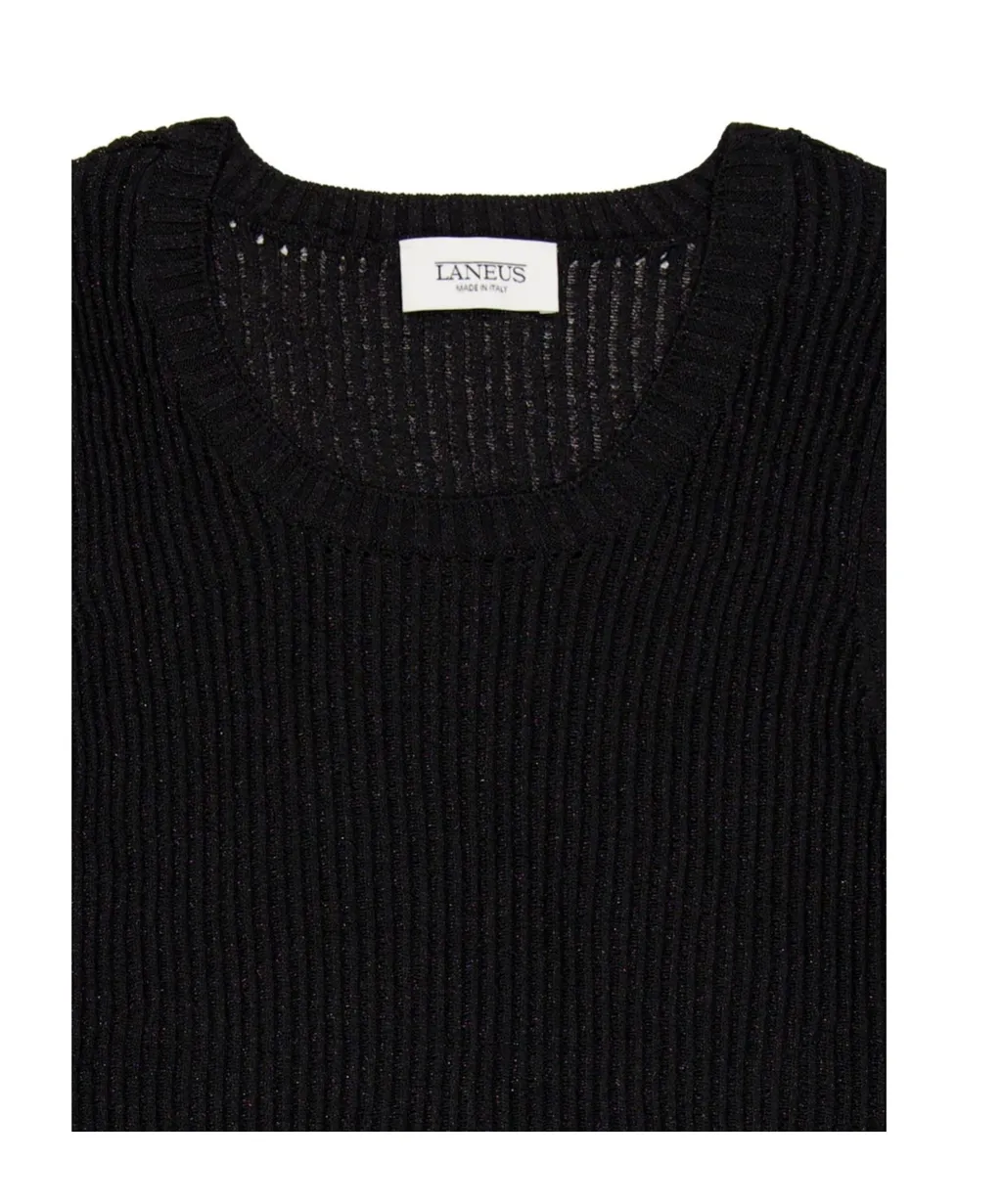 Ribbed Crewneck Top