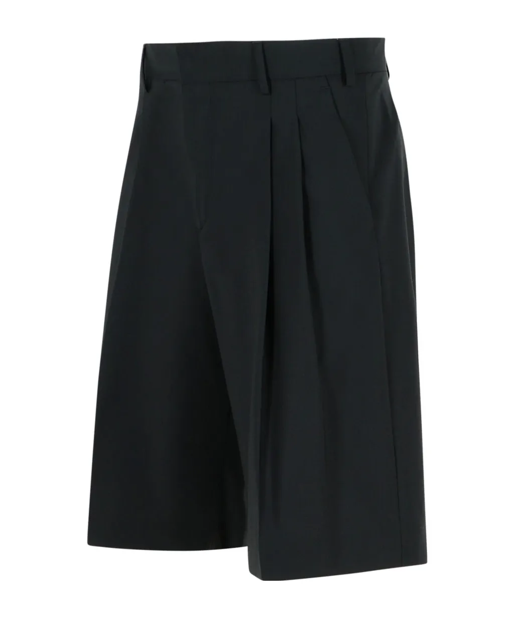 Wide Leg Double Pence Shorts