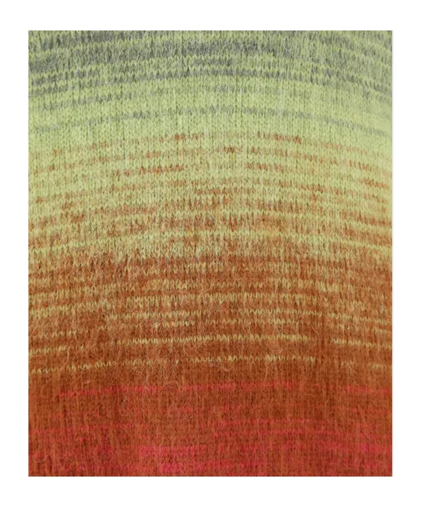 Gradient Effect Crewneck Jumper