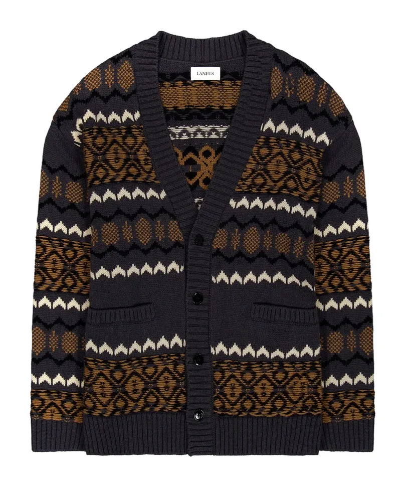Jacquard Cardigan