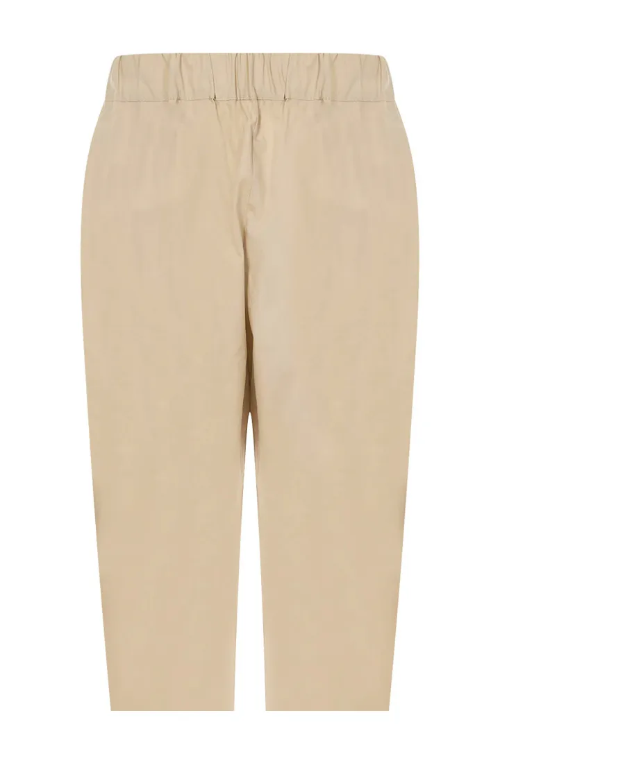 Elasticated-Waist Trousers
