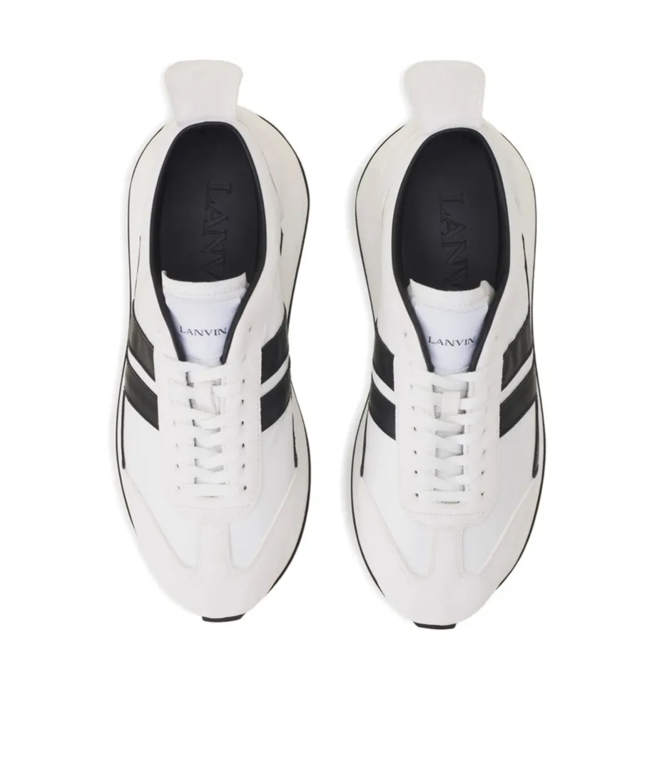 Bumper Mesh Lace-Up Sneakers