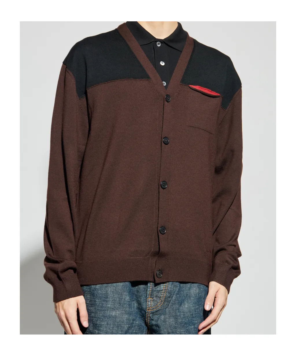 V-Neck Knitted Cardigan