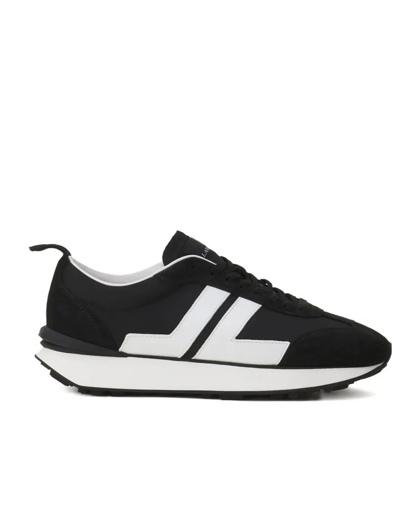 Bumper Mesh Lace-Up Sneakers