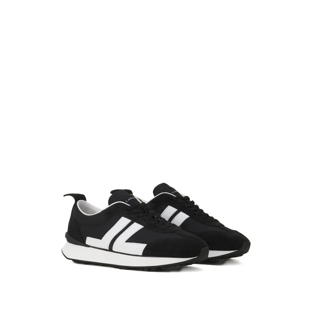 Bumper Mesh Lace-Up Sneakers