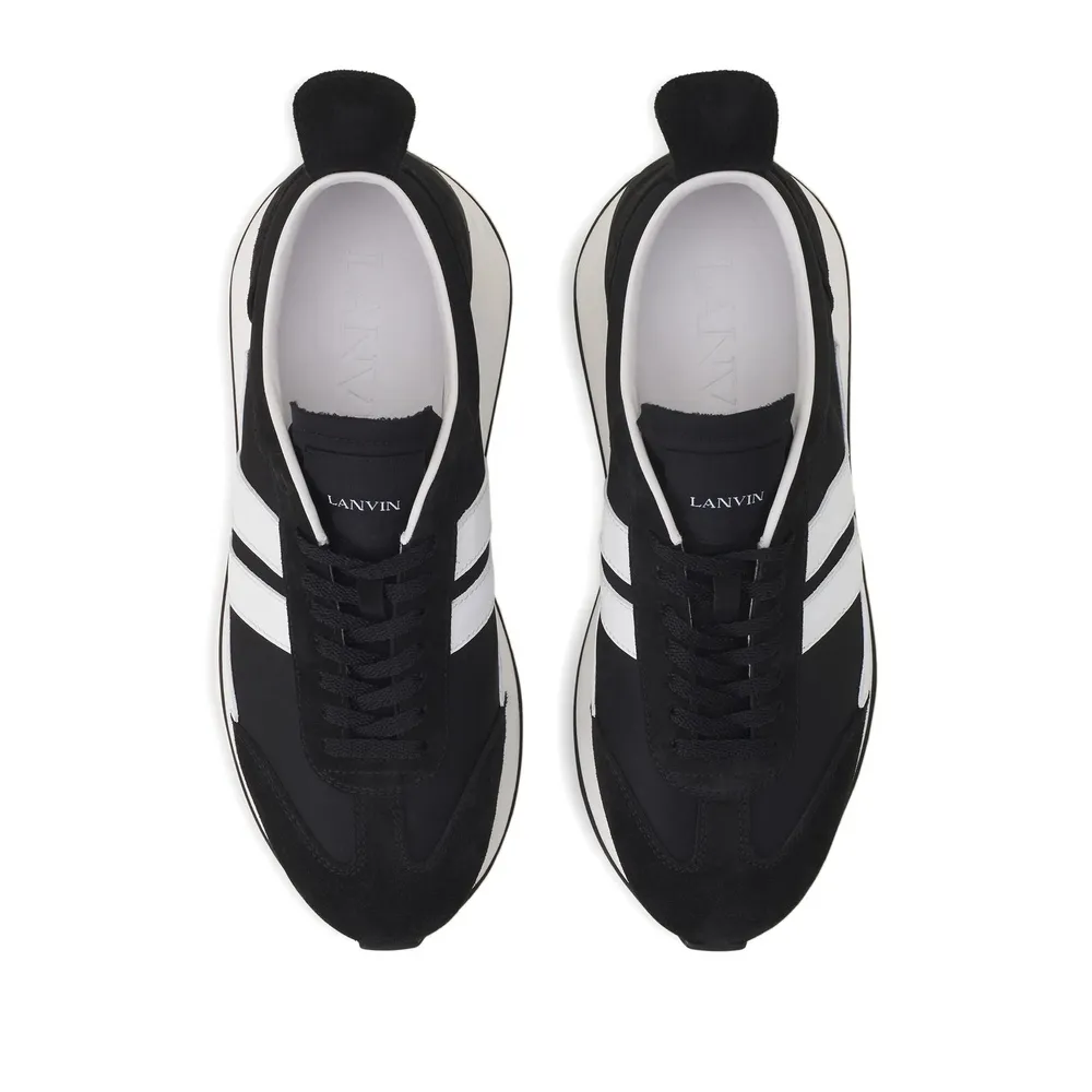 Bumper Mesh Lace-Up Sneakers