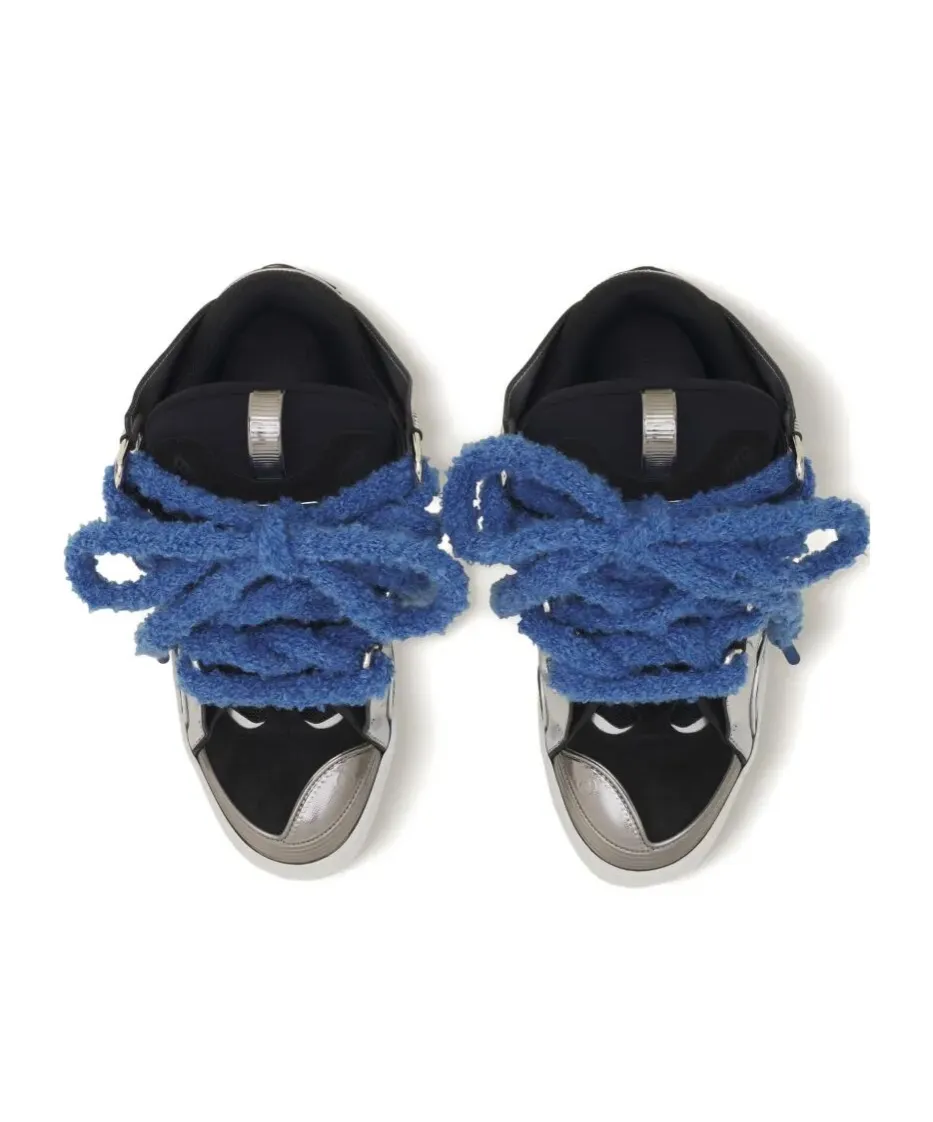Rope-Lace Cut-Out Sneakers