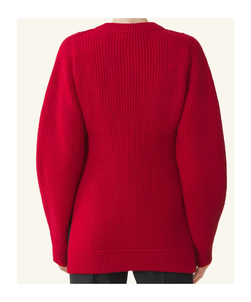 Balloon Sleeved Cardigan