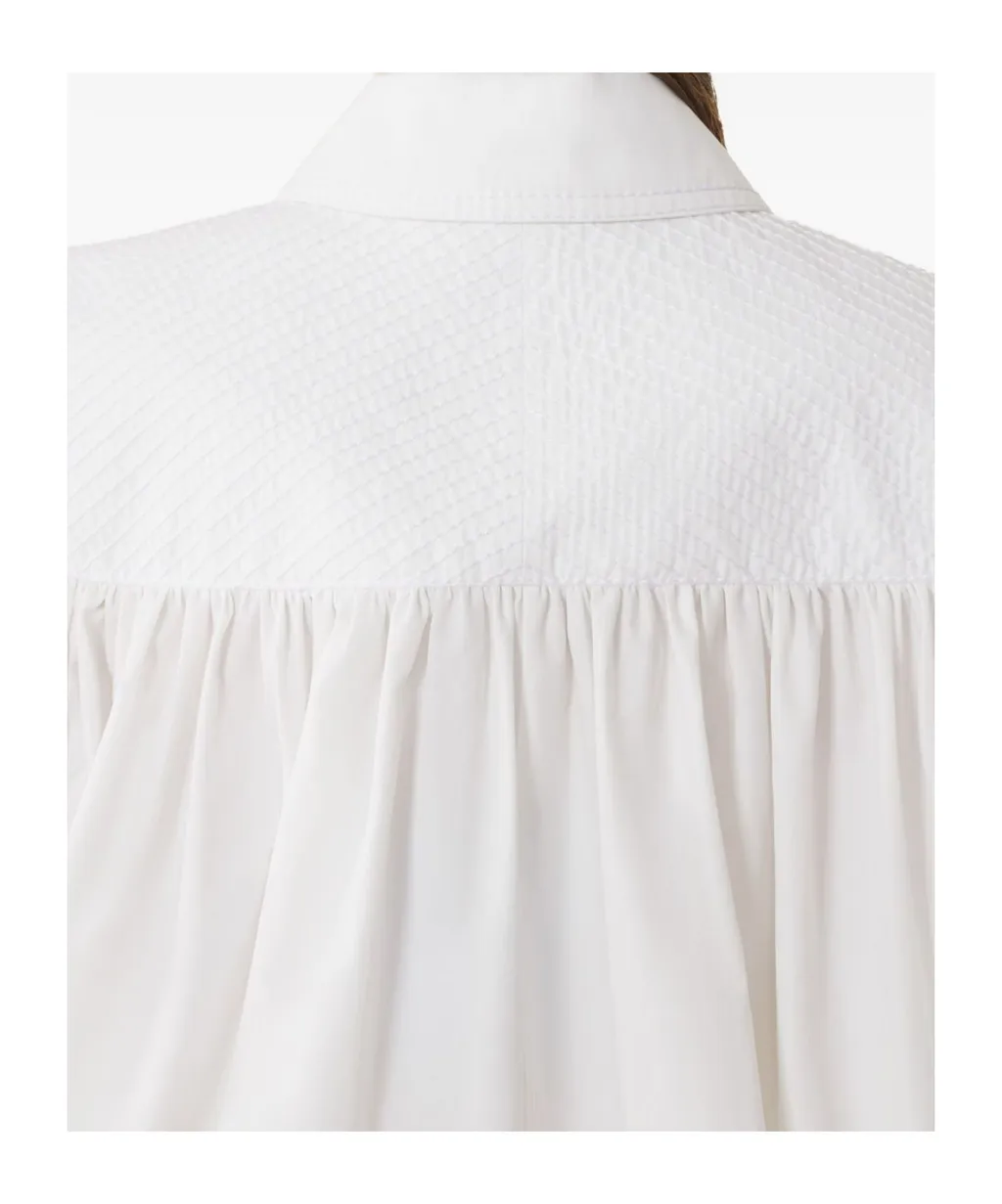 Puff Sleeved Gathered Top