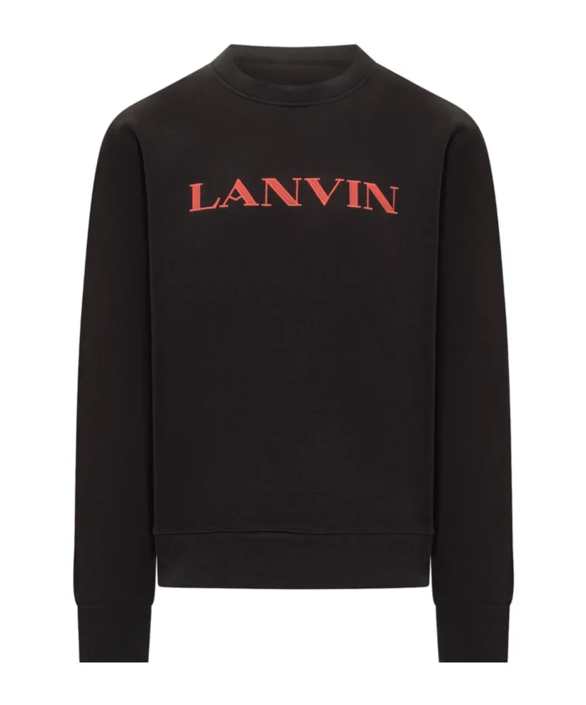 Logo Embroidered Crewneck Sweatshirt