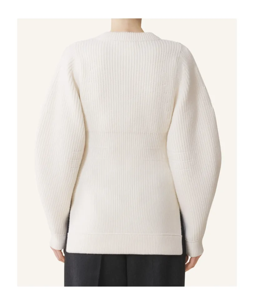 Balloon Sleeved Cardigan