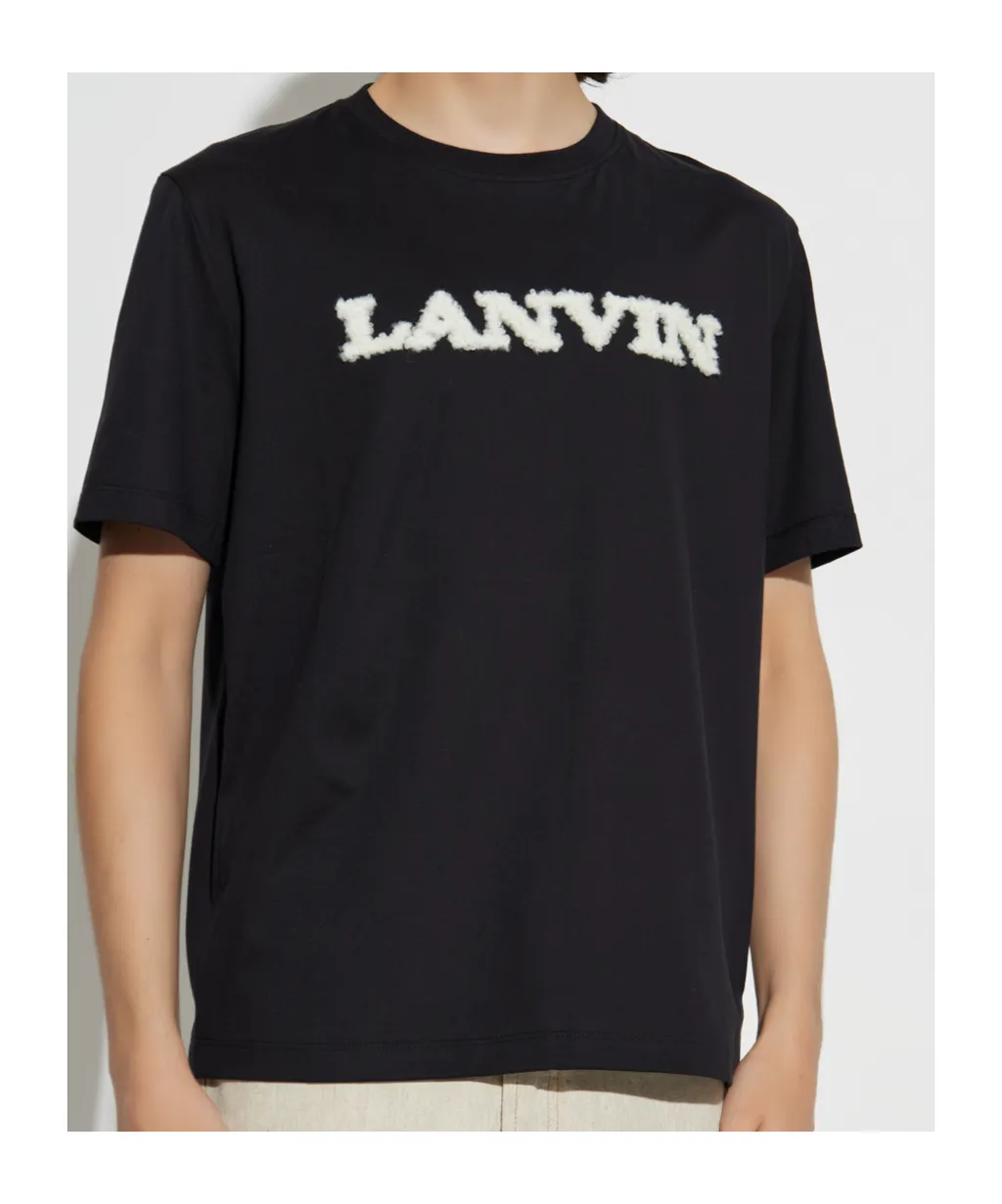 Logo Patch Crewneck T-Shirt