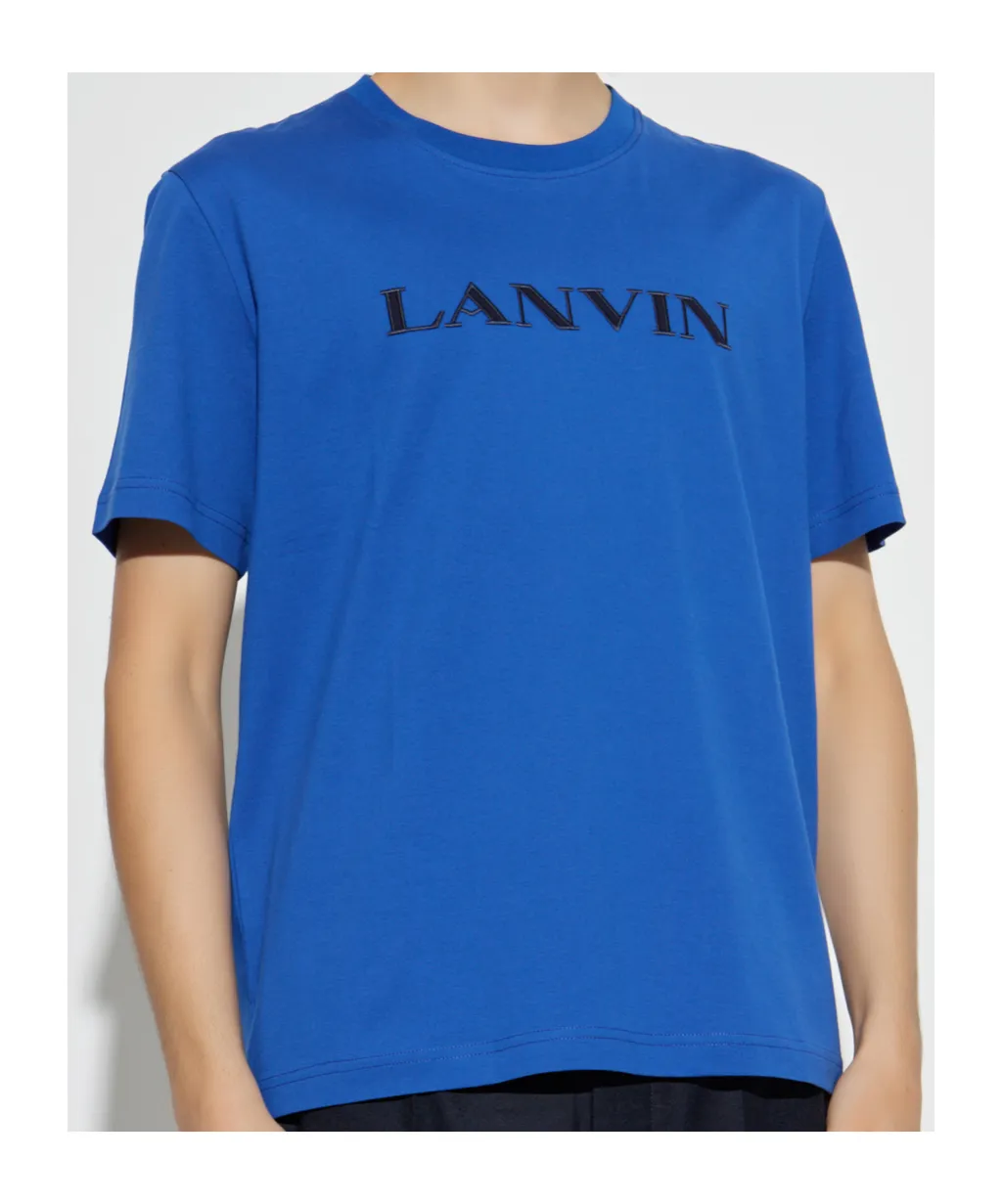 Logo Embroidered Crewneck T-Shirt
