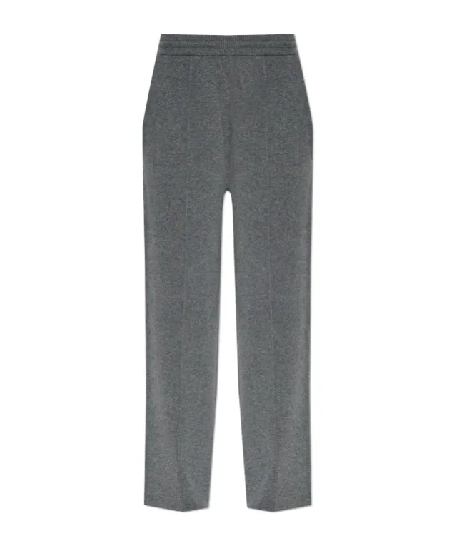 Mid-Rise Straight Leg Trousers