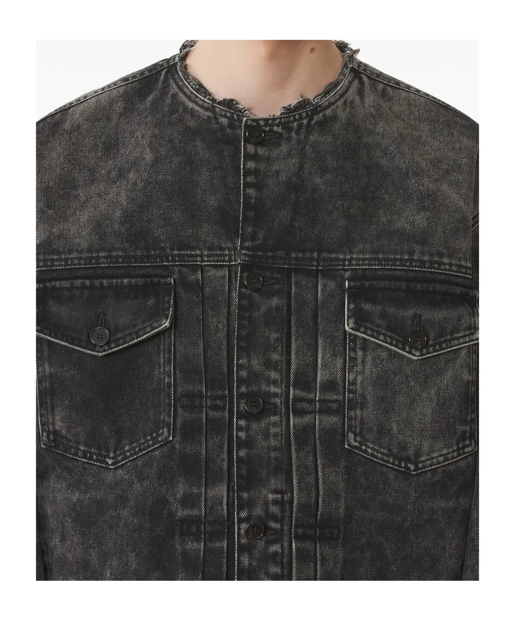 Long-Sleeved Crewneck Jacket