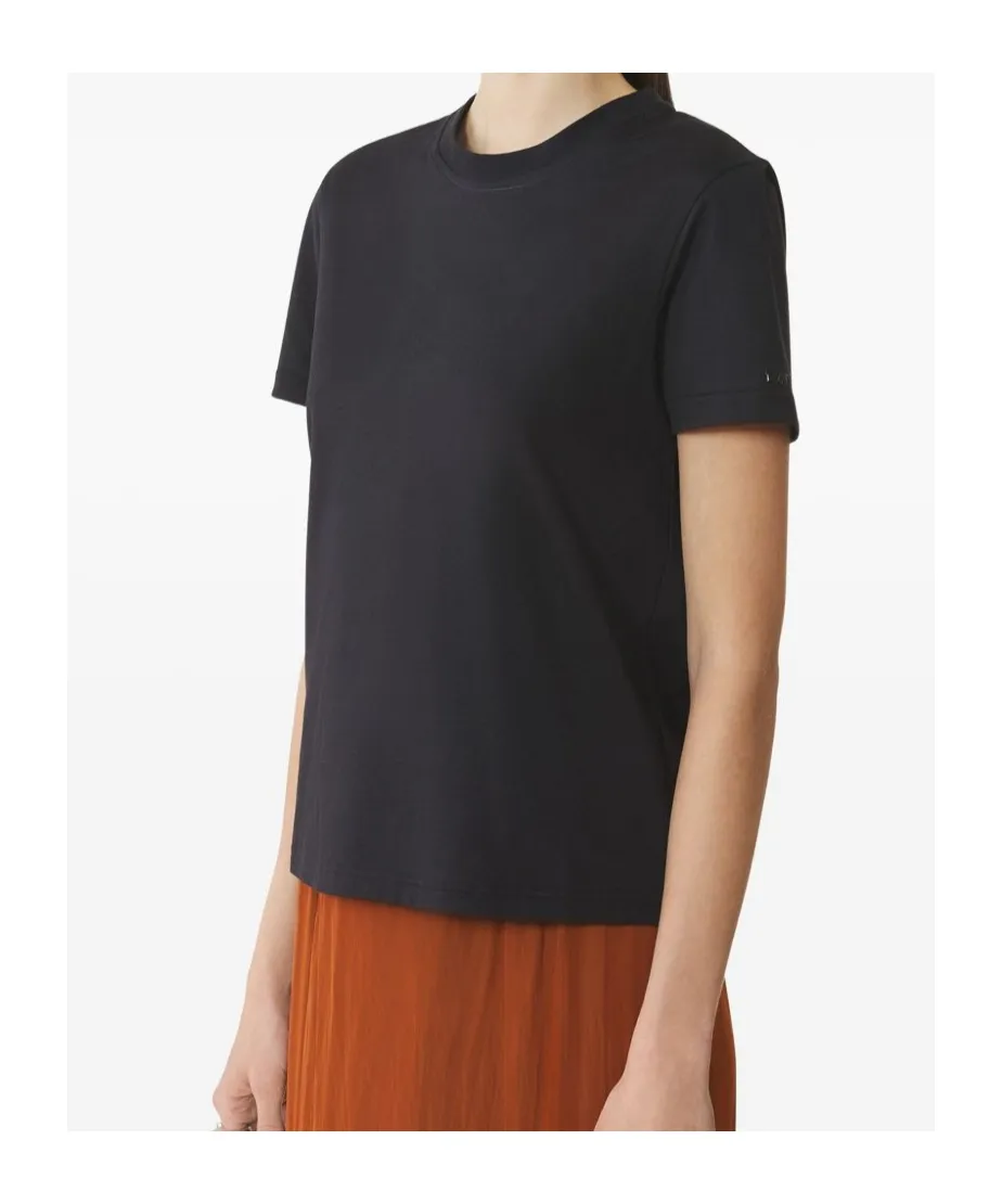 Tie-Back Cotton T-Shirt