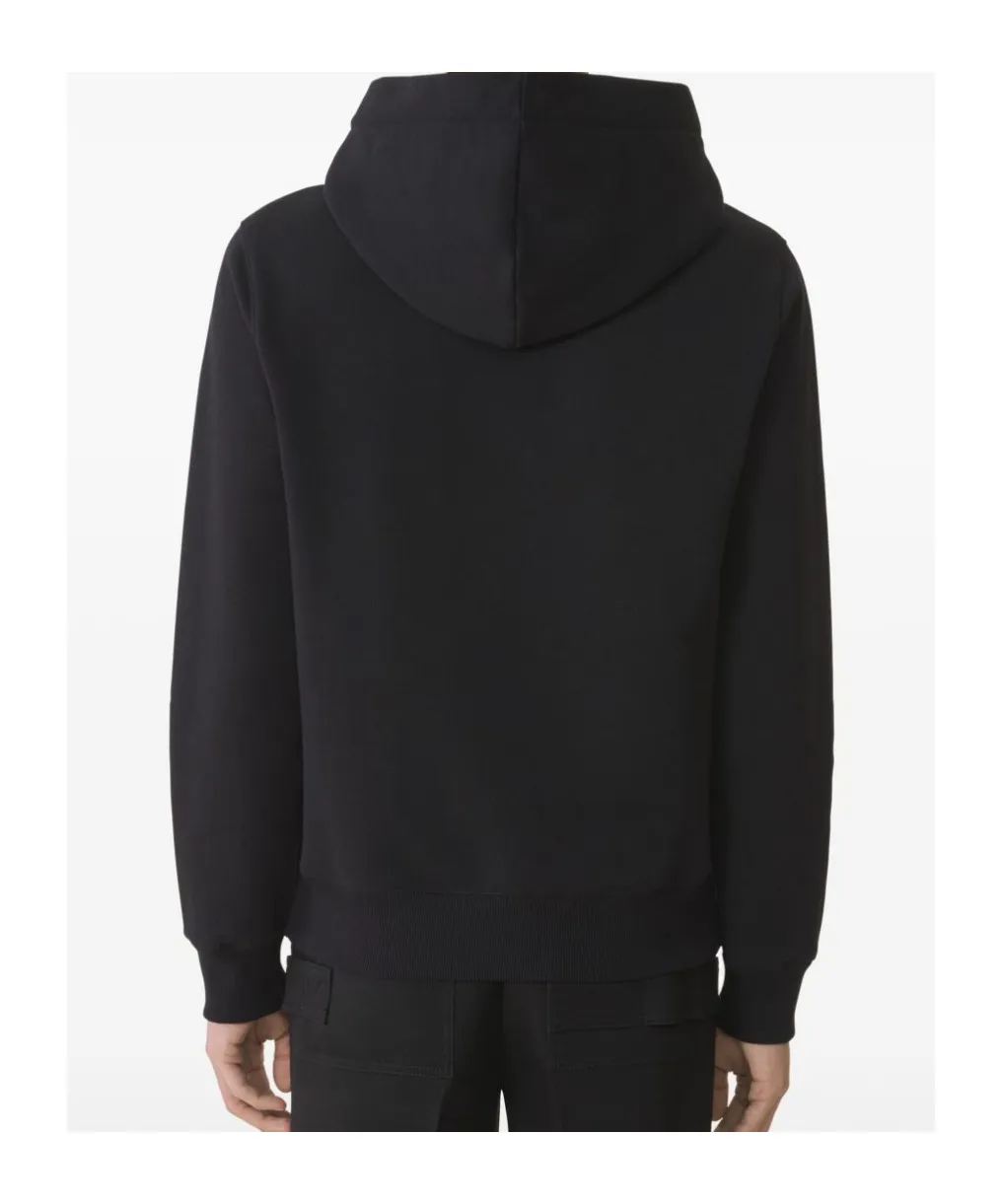 Logo-Embroidered Kangaroo Pocket Hoodie