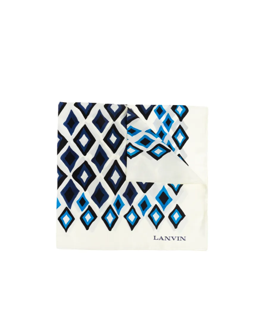 Patterned Silk Scarf