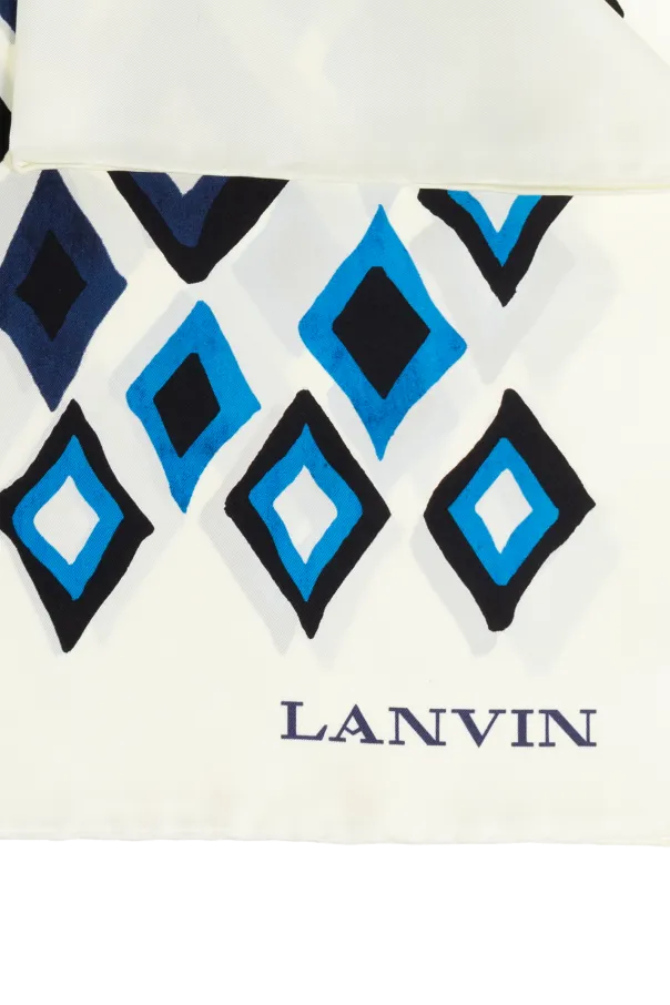 Patterned Silk Scarf