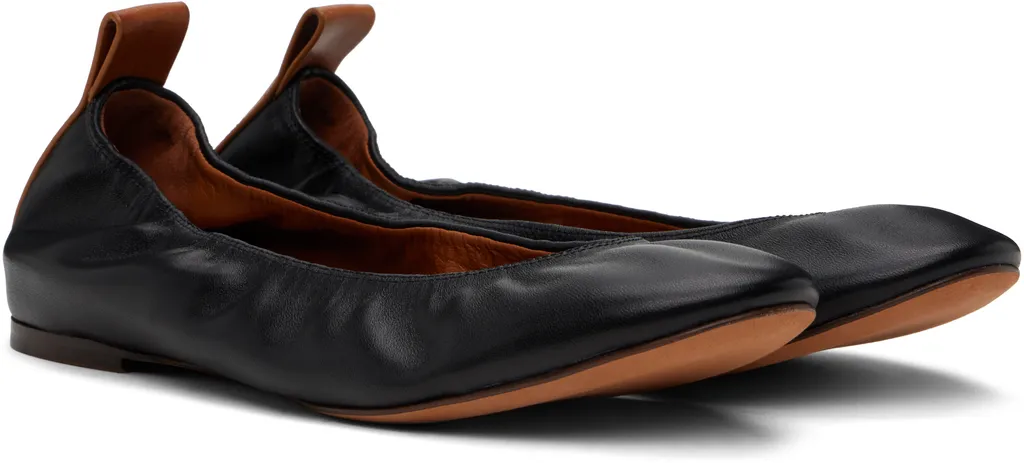 Leather Ballet Flats