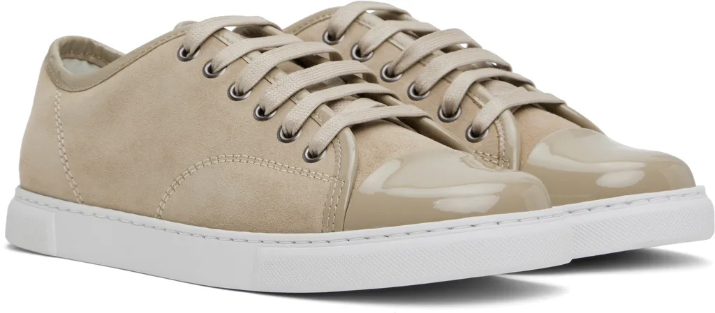 Dbb1 Suede And Patent Leather Sneakers