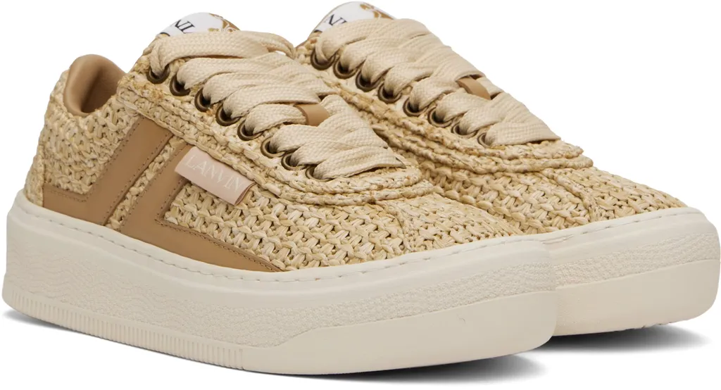 Cash Raffia Sneakers