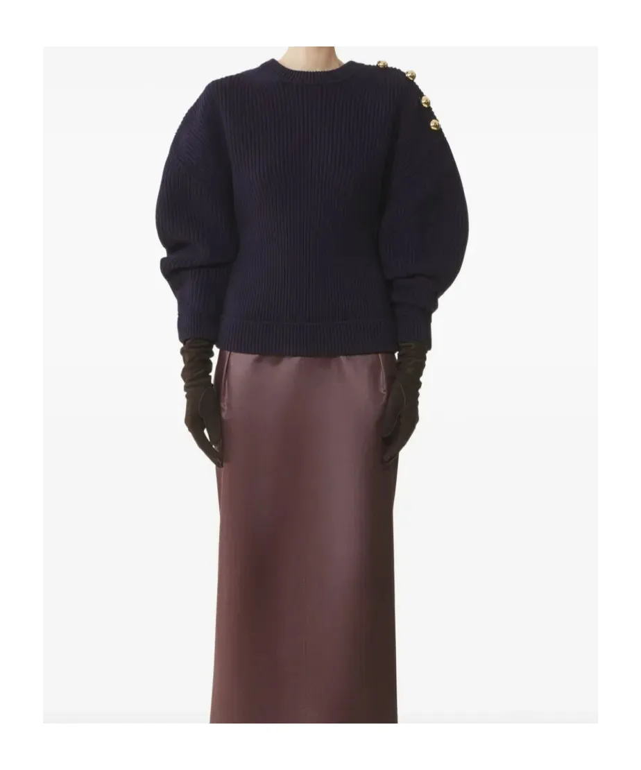 Sweater With Button Detail