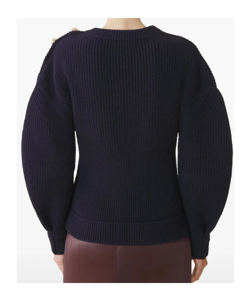 Sweater With Button Detail