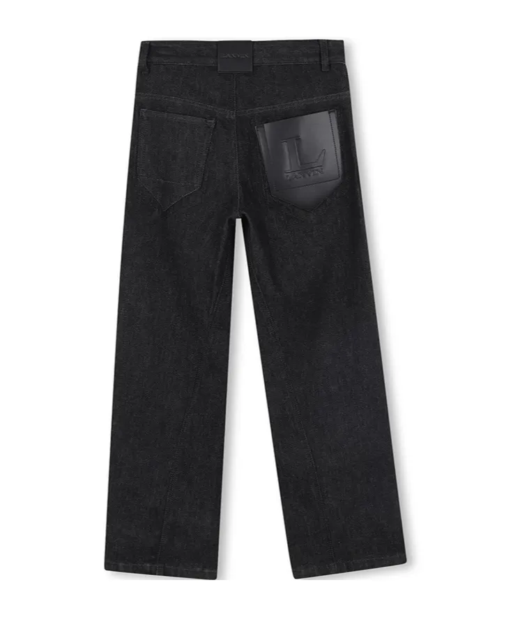 Denim Straight-Leg Jeans