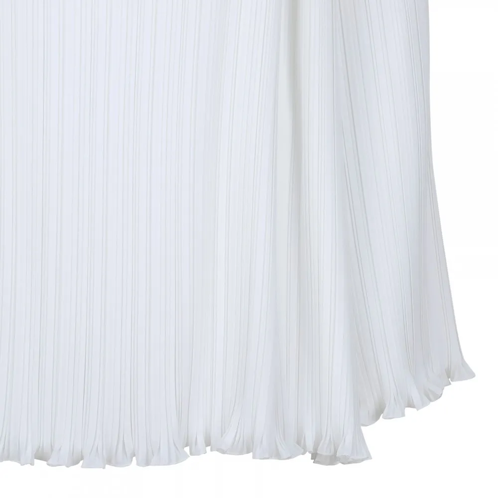 V-Neck Pleated Blouse