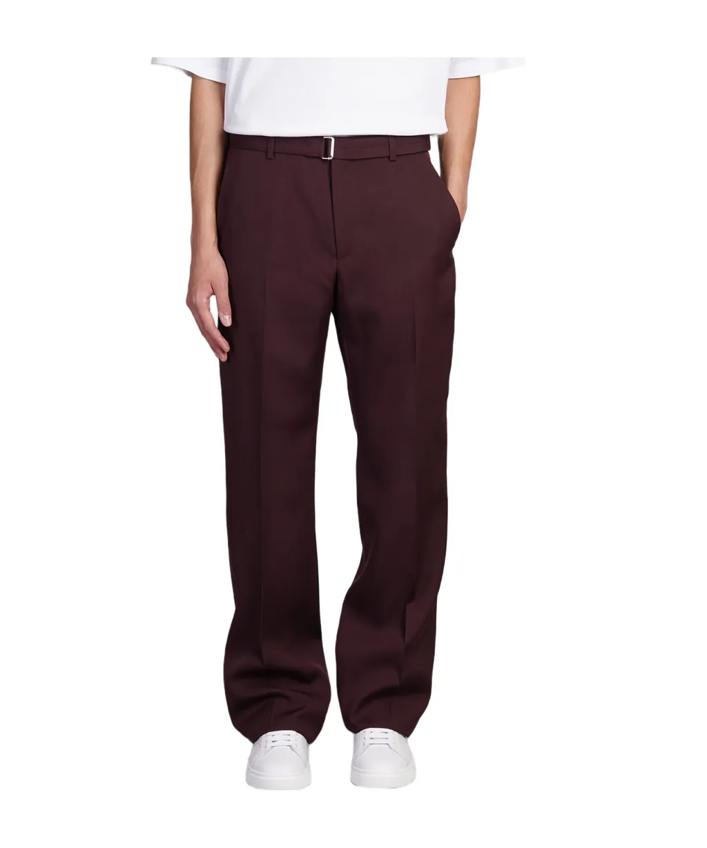 Belted Tailored Trousers