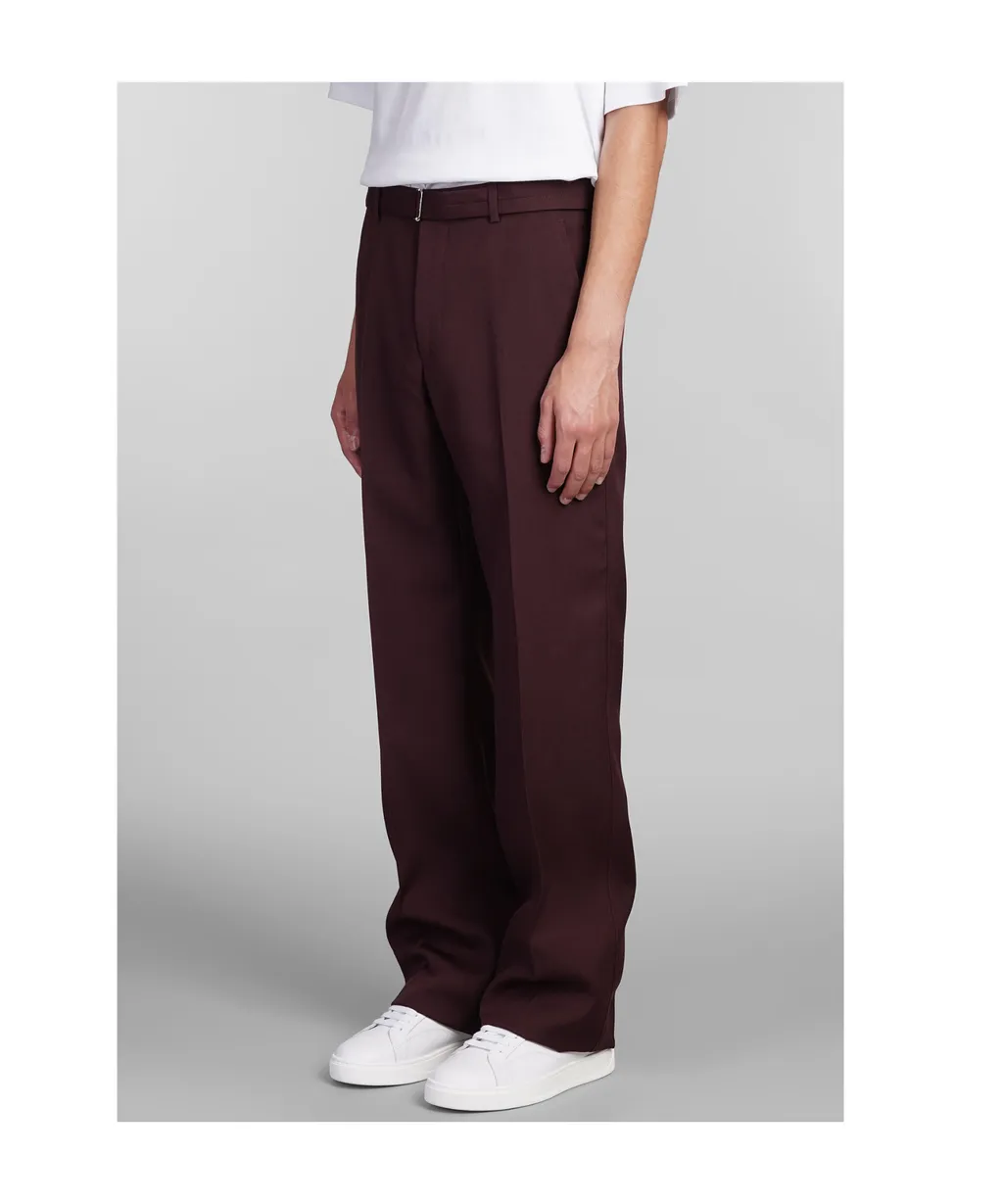 Belted Tailored Trousers