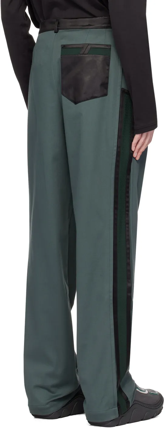 Belt-Lined Casual Pants