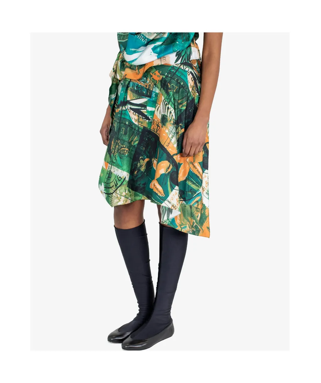 Kukri Draped Skirt