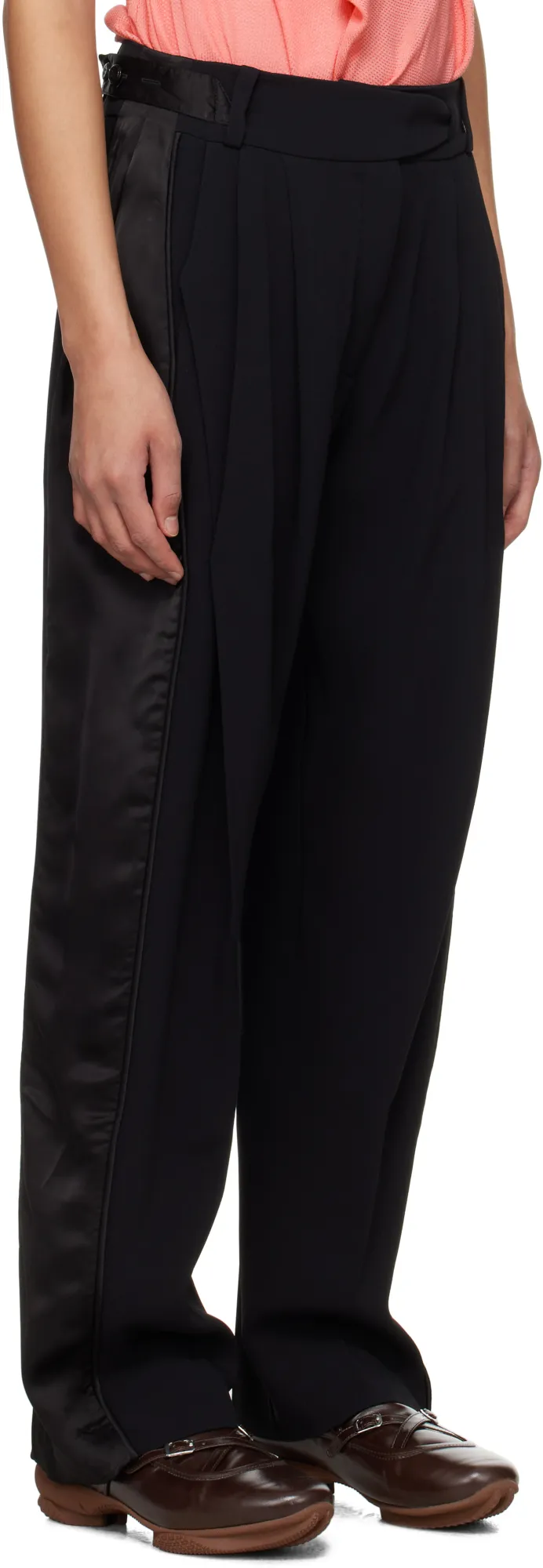 Cauda Pleated Trousers