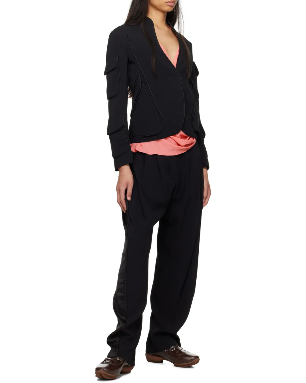 Cauda Pleated Trousers