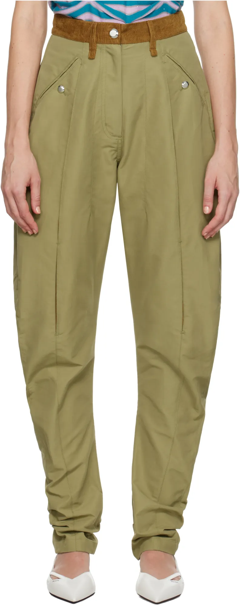 Belt-Loop Casual Pants